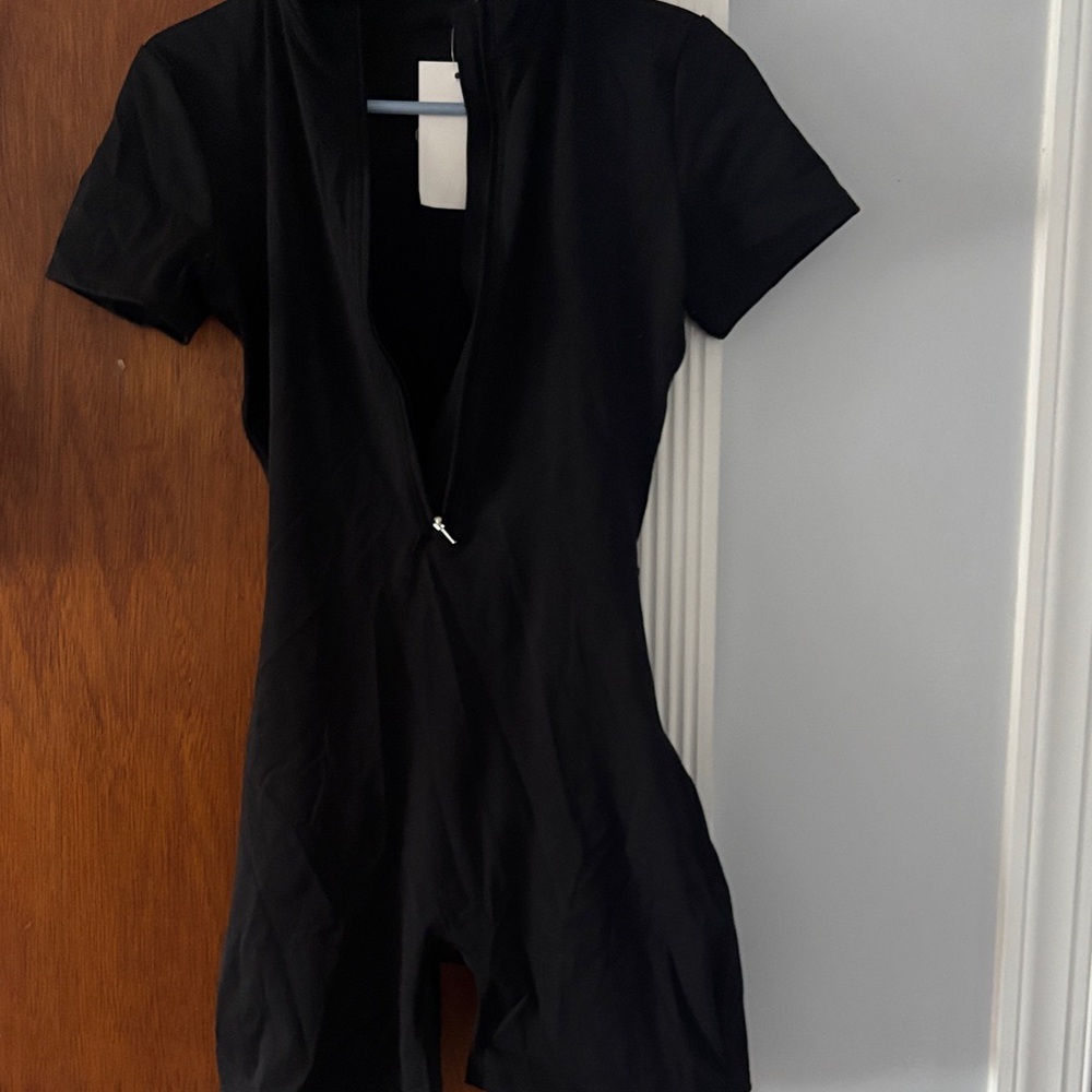 NWT Black Short Sleeve Jumpsuit